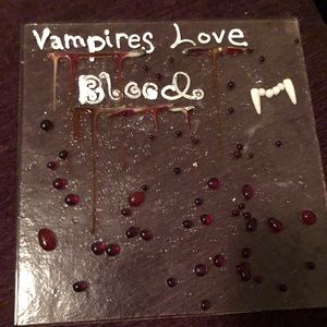 Vampire Glass wall hanging